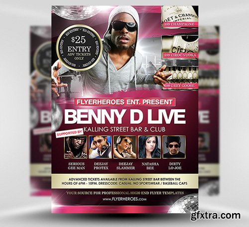 Benny D Flyer Template