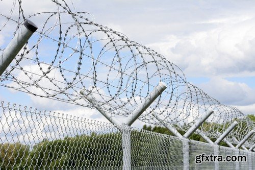 Stock Photos - Barbed wire 2, 25xJPG