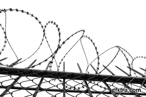 Stock Photos - Barbed wire 2, 25xJPG