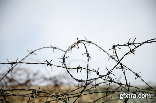 Stock Photos - Barbed wire 2, 25xJPG