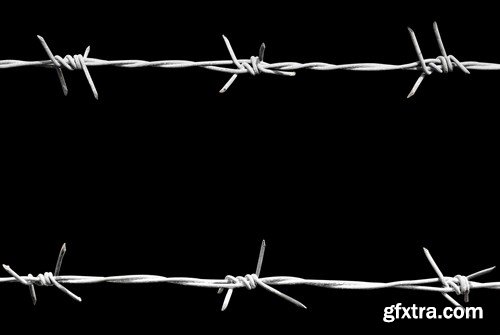 Stock Photos - Barbed wire 2, 25xJPG