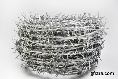 Stock Photos - Barbed wire 2, 25xJPG