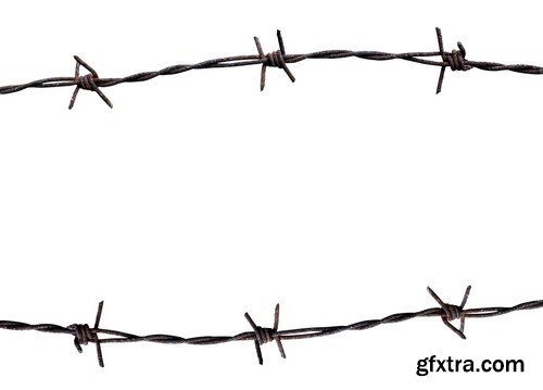 Stock Photos - Barbed wire 2, 25xJPG