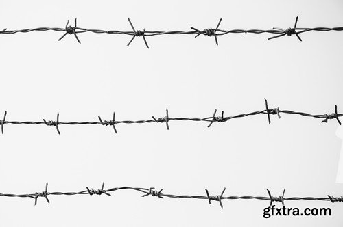 Stock Photos - Barbed wire 2, 25xJPG