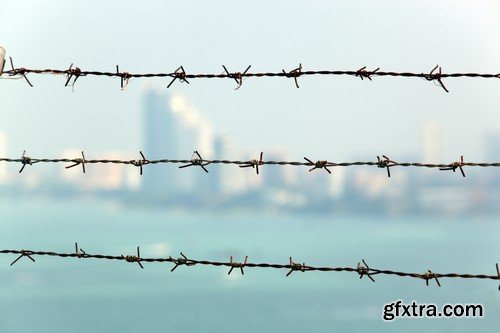 Stock Photos - Barbed wire 2, 25xJPG