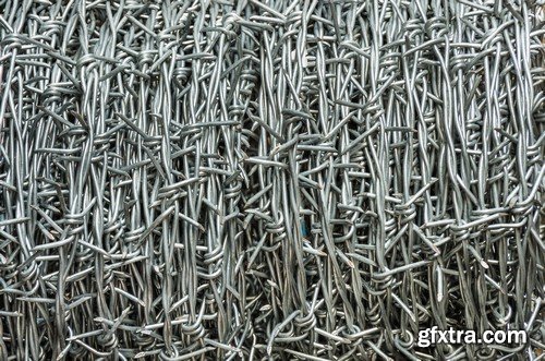 Stock Photos - Barbed wire 2, 25xJPG