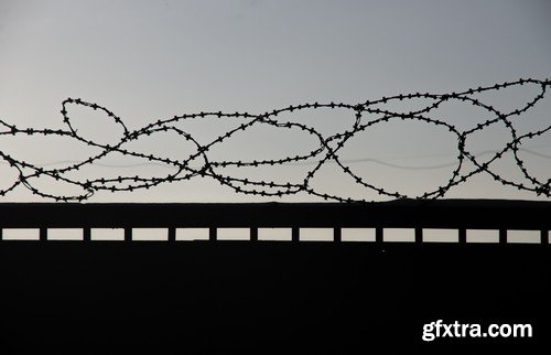 Stock Photos - Barbed wire 2, 25xJPG