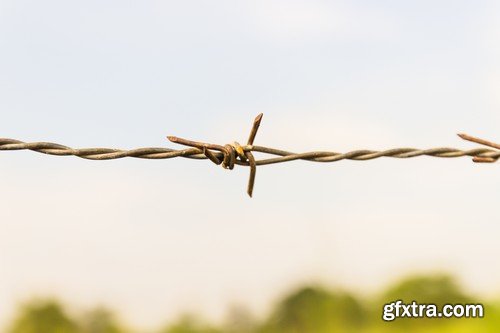 Stock Photos - Barbed wire 2, 25xJPG