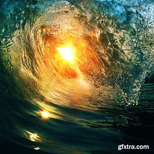 Stock Photos - Big wave of the sea 2, 25xJPG