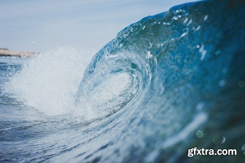 Stock Photos - Big wave of the sea 2, 25xJPG