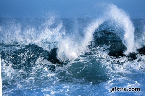 Stock Photos - Big wave of the sea 2, 25xJPG