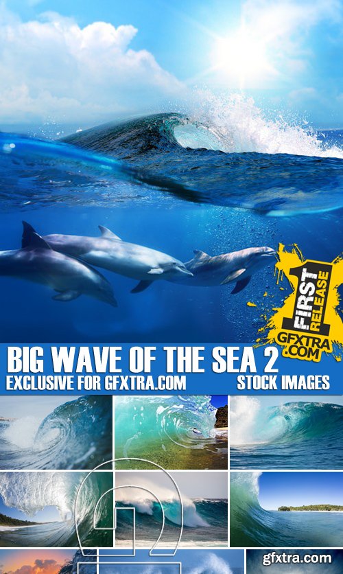 Stock Photos - Big wave of the sea 2, 25xJPG