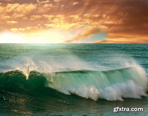 Stock Photos - Big wave of the sea 2, 25xJPG