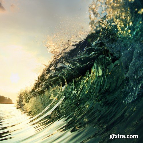 Stock Photos - Big wave of the sea 2, 25xJPG