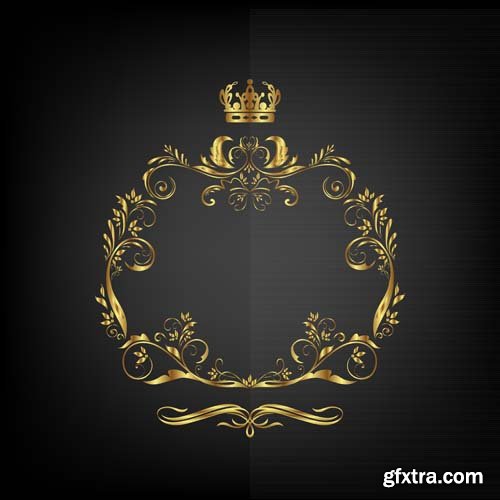 Crowns illustrations, 25xEPS