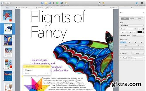 iWork 2014 + Inspiration Set 2.9 (Mac OS X)