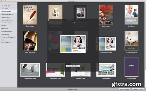 iWork 2014 + Inspiration Set 2.9 (Mac OS X)