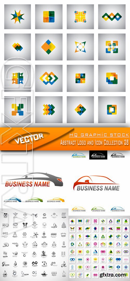 Stock Vector - Abstract Logo and Icon Collection 28