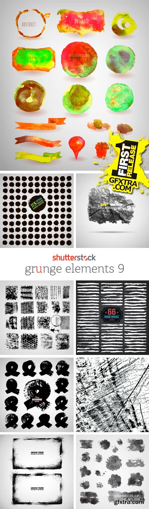 Amazing SS - Grunge Elements (vol.9), 25xEPS