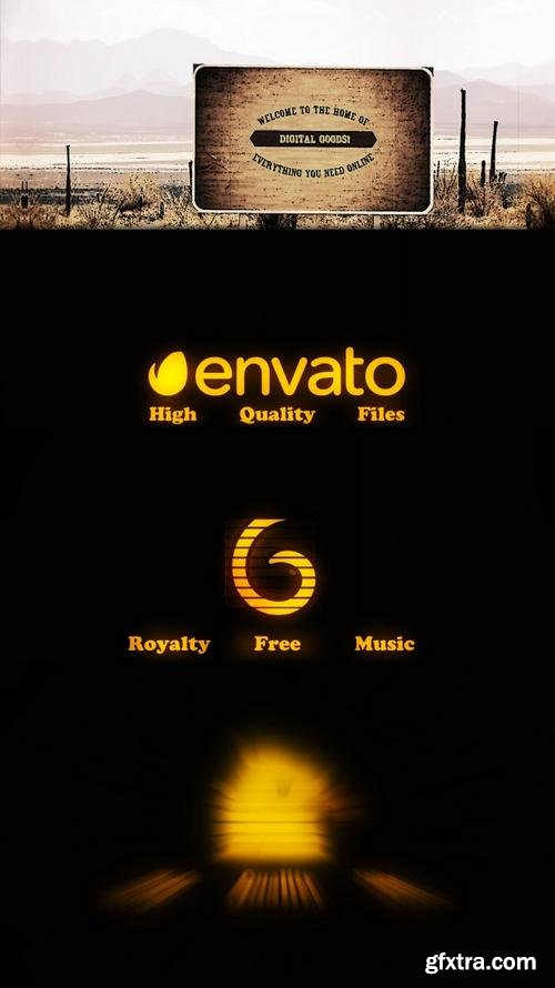 Videohive - Retro Logo intro pack