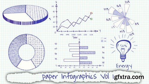 Videohive - Paper Infographics Vol 1