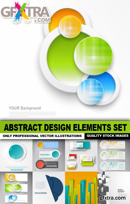 Abstract Design Elements Set - 25 Vector