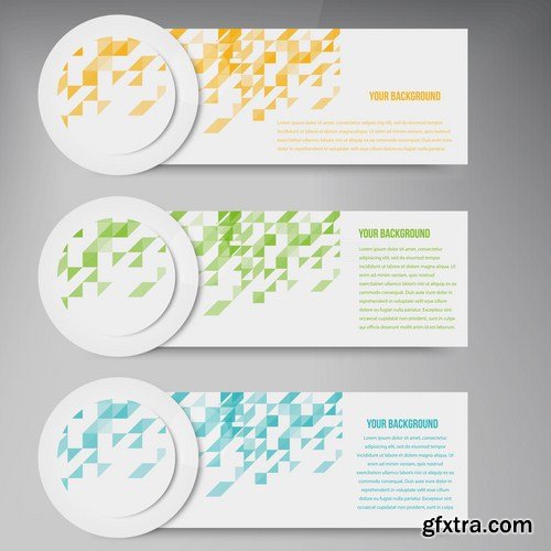 Abstract Design Elements Set - 25 Vector