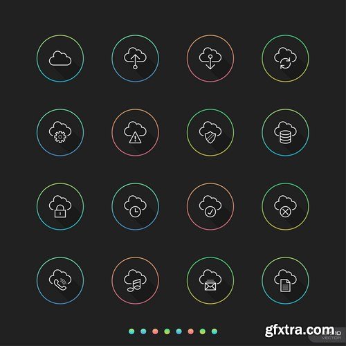 Flat Icons #30 - 25 Vectors