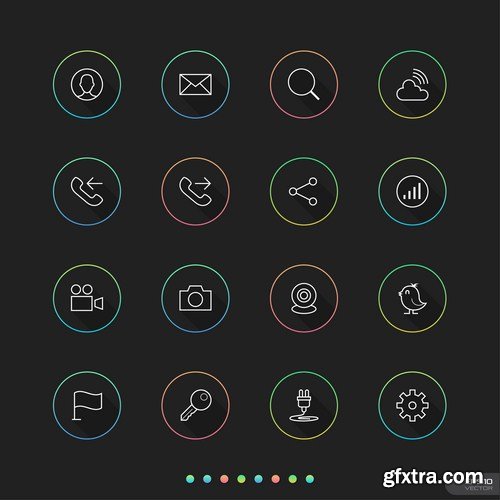 Flat Icons #30 - 25 Vectors