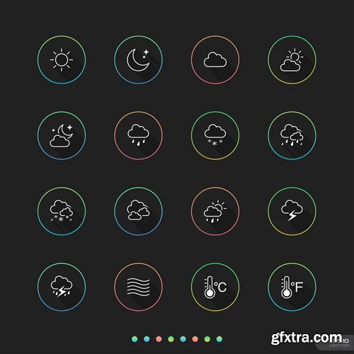 Flat Icons #30 - 25 Vectors