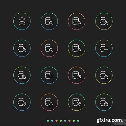 Flat Icons #30 - 25 Vectors