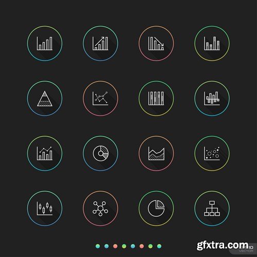 Flat Icons #30 - 25 Vectors