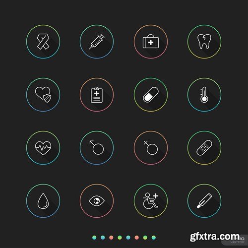 Flat Icons #30 - 25 Vectors