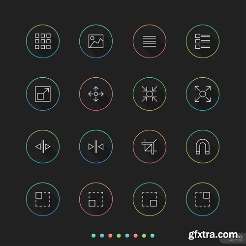 Flat Icons #30 - 25 Vectors