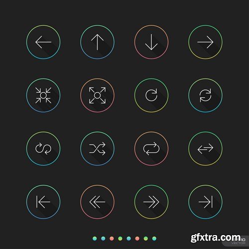 Flat Icons #30 - 25 Vectors