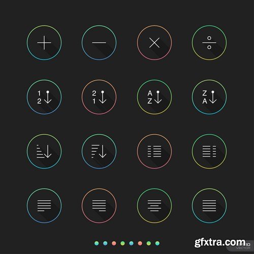 Flat Icons #30 - 25 Vectors