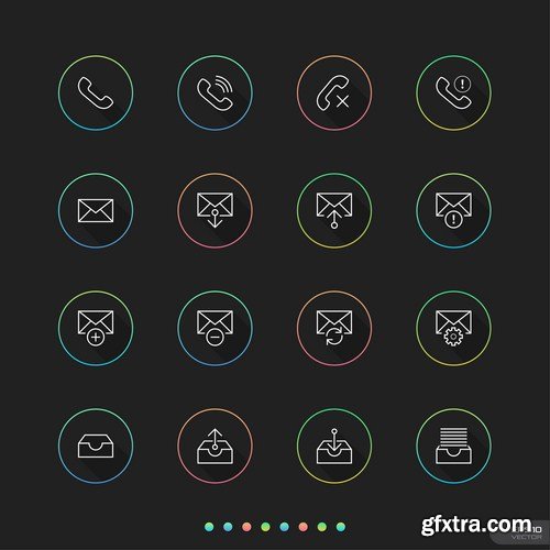 Flat Icons #30 - 25 Vectors