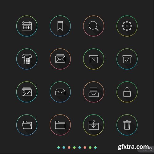 Flat Icons #30 - 25 Vectors