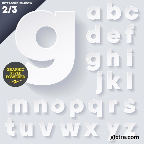 Alphabet Collection #4 - 25 Vector