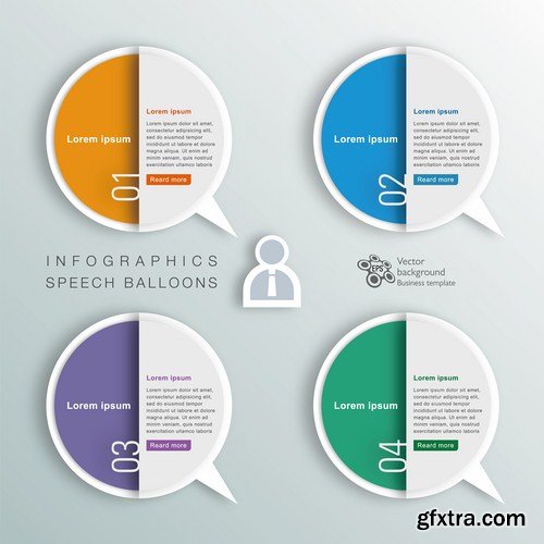 Infographics Design Elements#31 - 25 Vector