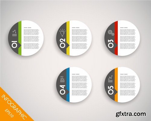 Infographics Design Elements#31 - 25 Vector