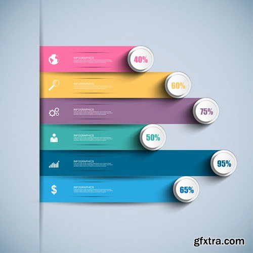 Infographics Design Elements#31 - 25 Vector