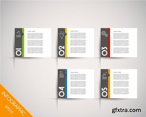 Infographics Design Elements#31 - 25 Vector