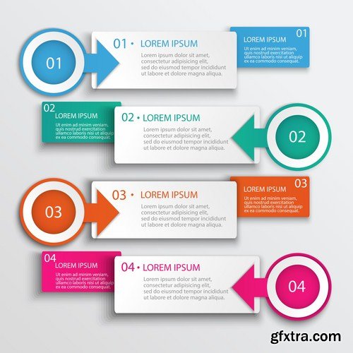 Infographics Design Elements#31 - 25 Vector