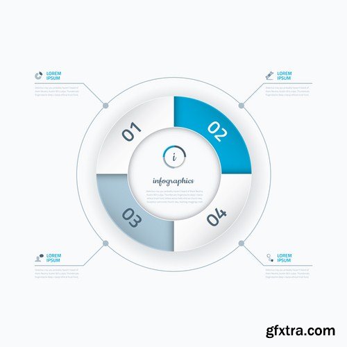 Infographics Design Elements#31 - 25 Vector