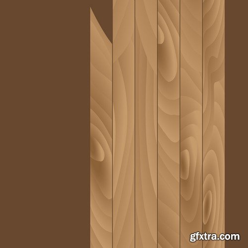 Stock Vectors - Wood Textures, 25xEPS