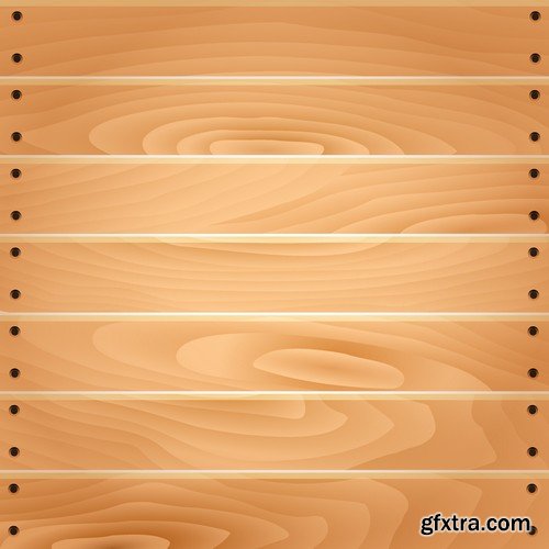 Stock Vectors - Wood Textures, 25xEPS