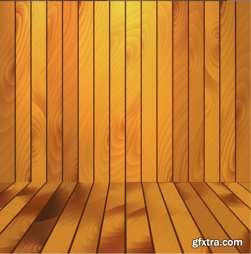 Stock Vectors - Wood Textures, 25xEPS