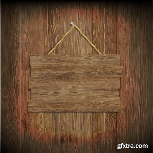 Stock Vectors - Wood Textures, 25xEPS