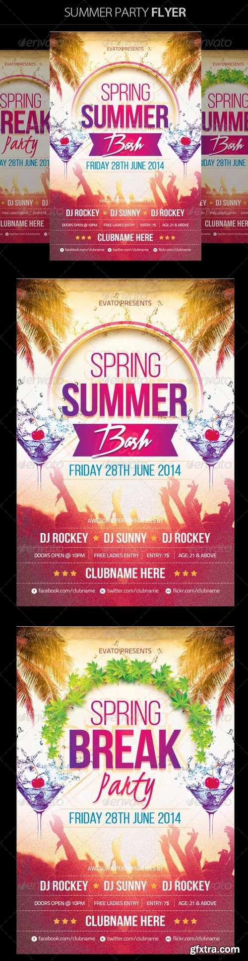 Summer - Spring Party Flyer - GraphicRiver